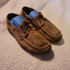 Twisted X Leather Driving Shoes